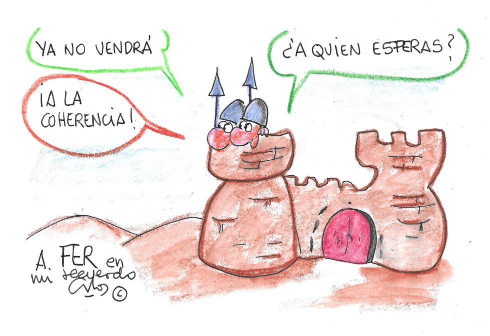 La viñeta de Villanueva, en recuerdo a FER. La viñeta de Villanueva, en recuerdo a FER.