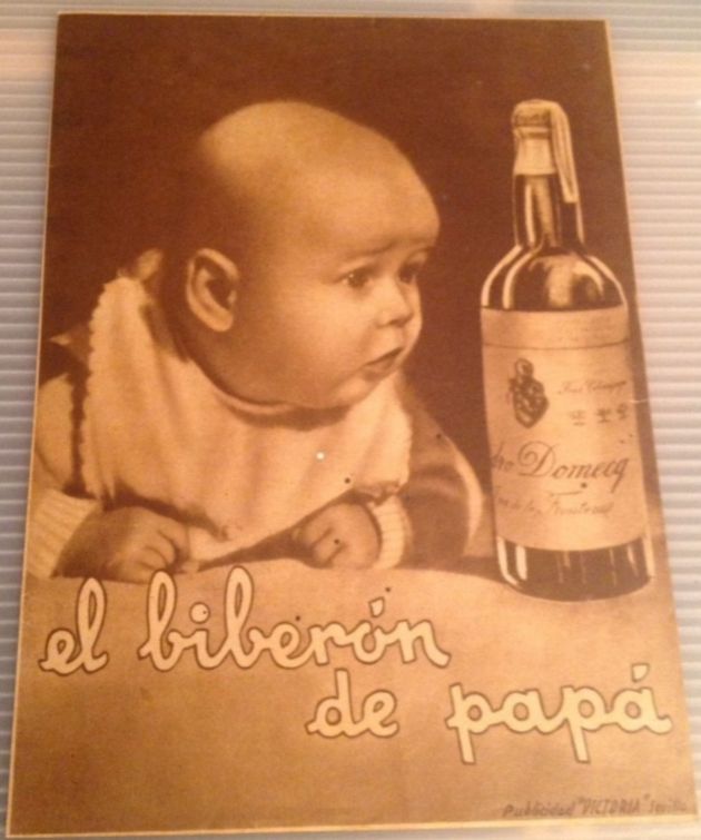 Cartel de una conocida marca de brandy de Jerez