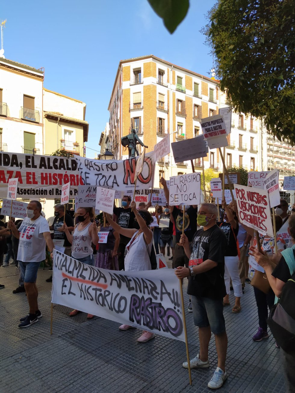 Momento de la manifestación Momento de la manifestación
