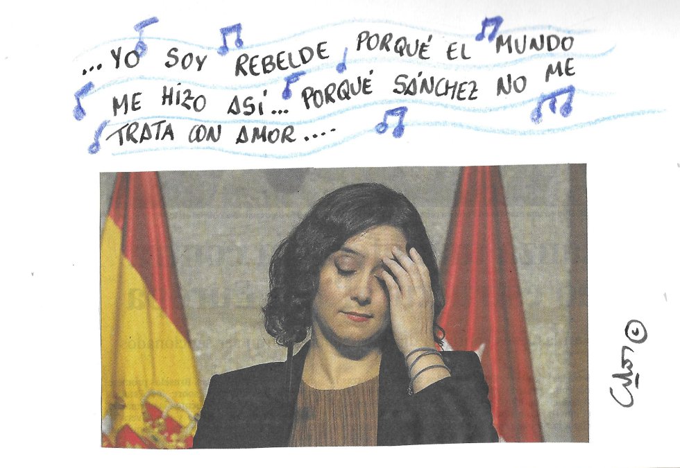 La viñeta de Villanueva, Ayuso. La viñeta de Villanueva, Ayuso.