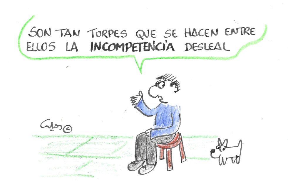 La viñeta de Villanueva, incompetencia La viñeta de Villanueva, incompetencia