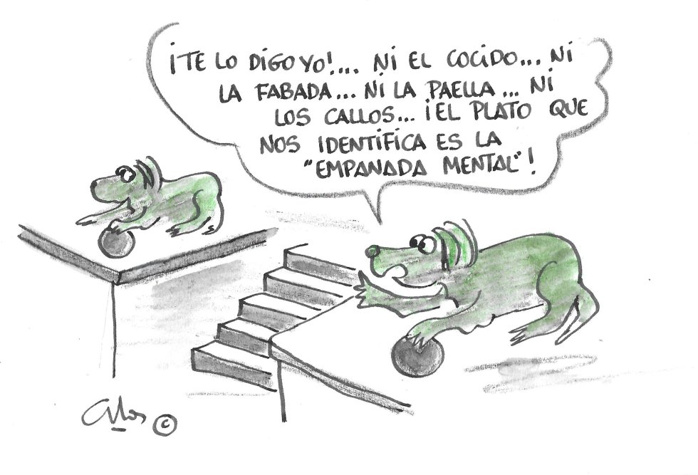 La viñeta de Villanueva, empanada. La viñeta de Villanueva, empanada.
