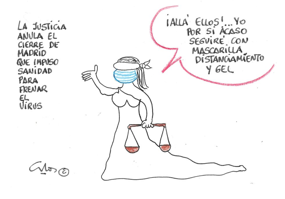 La viñeta de Villanueva, justicia. La viñeta de Villanueva, justicia.