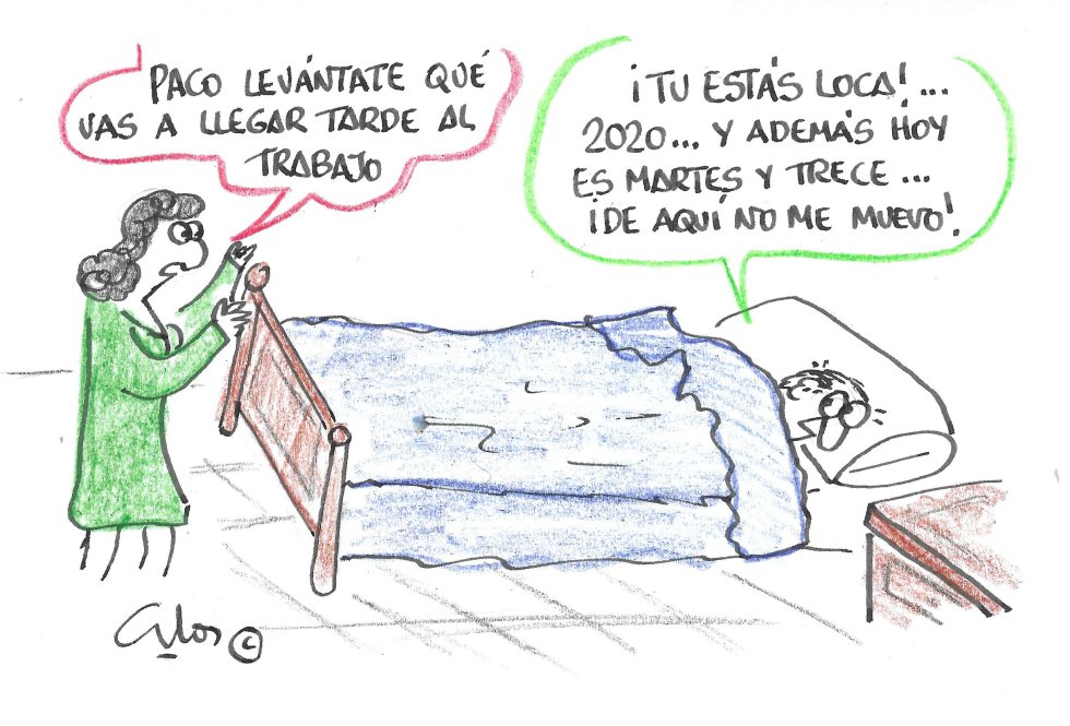 La viñeta de Villanueva, martes 13. La viñeta de Villanueva, martes 13.
