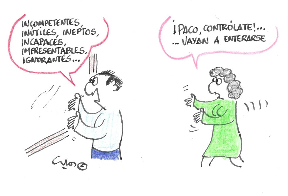 La viñeta de Villanueva, no se enteran. La viñeta de Villanueva, no se enteran.
