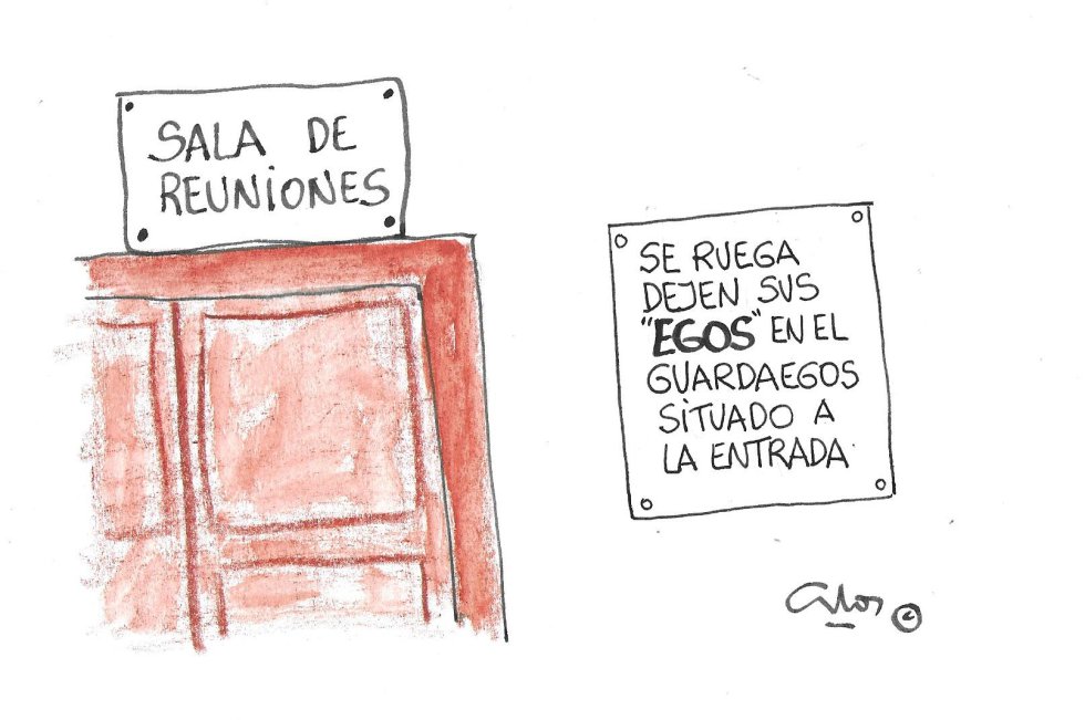 La viñeta de Villanueva, egos. La viñeta de Villanueva, egos.