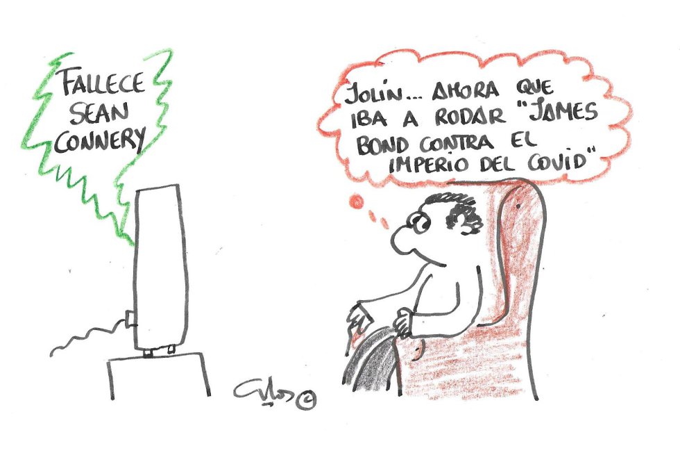 La viñeta de Villanueva, Connery La viñeta de Villanueva, Connery