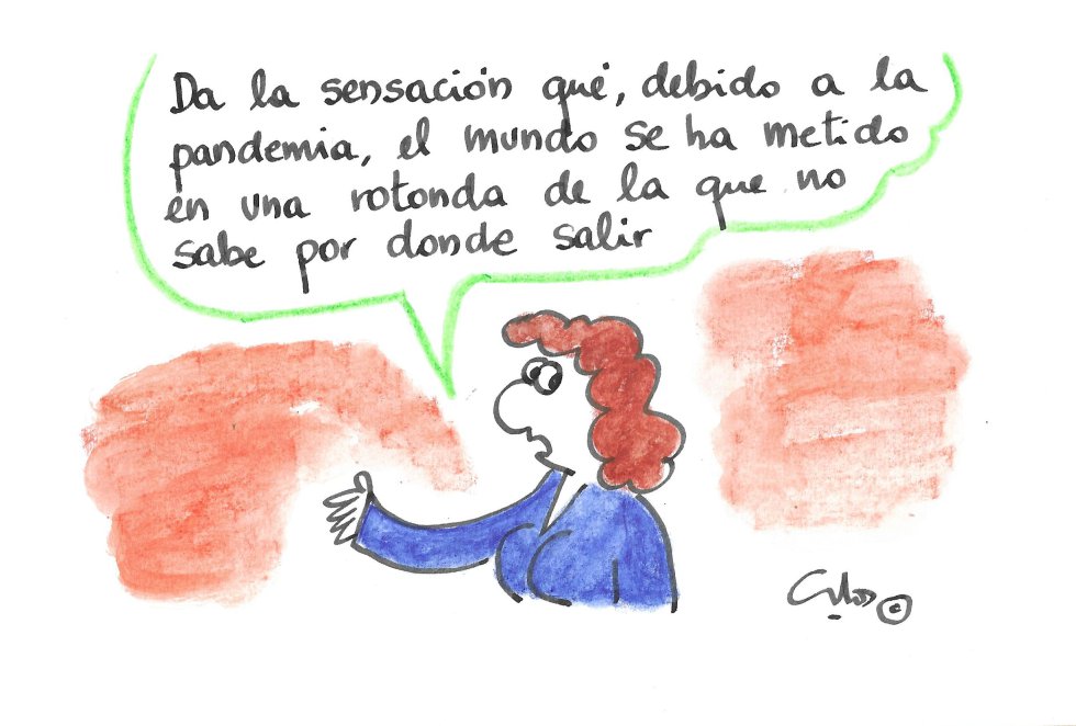 La viñeta de Villanueva, rotonda La viñeta de Villanueva, rotonda