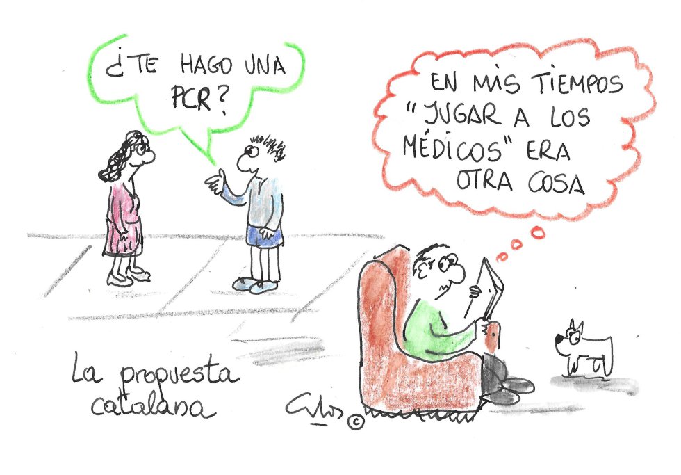La viñeta de Villanueva, jugar a los médicos. La viñeta de Villanueva, jugar a los médicos.