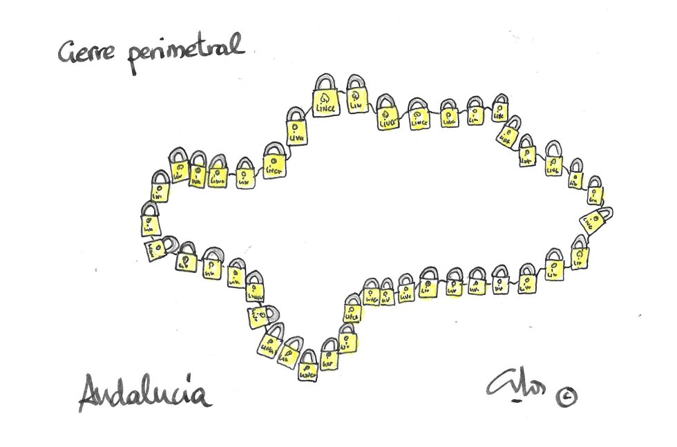 La viñeta de Villanueva, cierre perimetral La viñeta de Villanueva, cierre perimetral