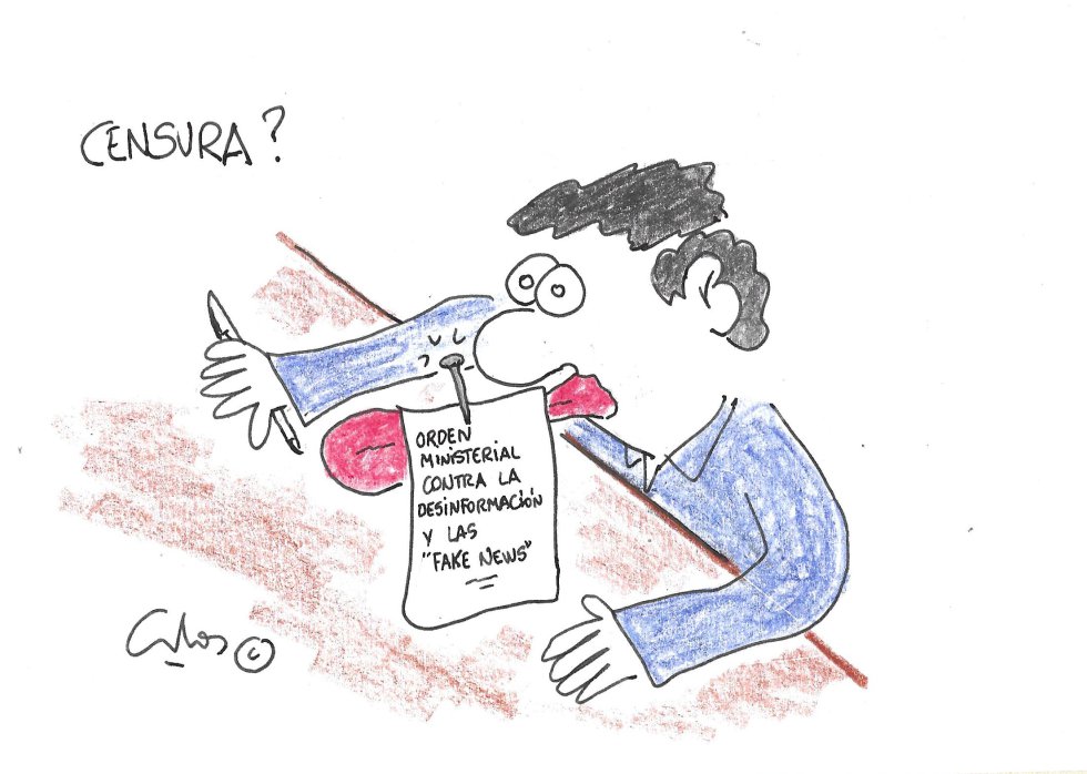 La viñeta de Villanueva, censura La viñeta de Villanueva, censura