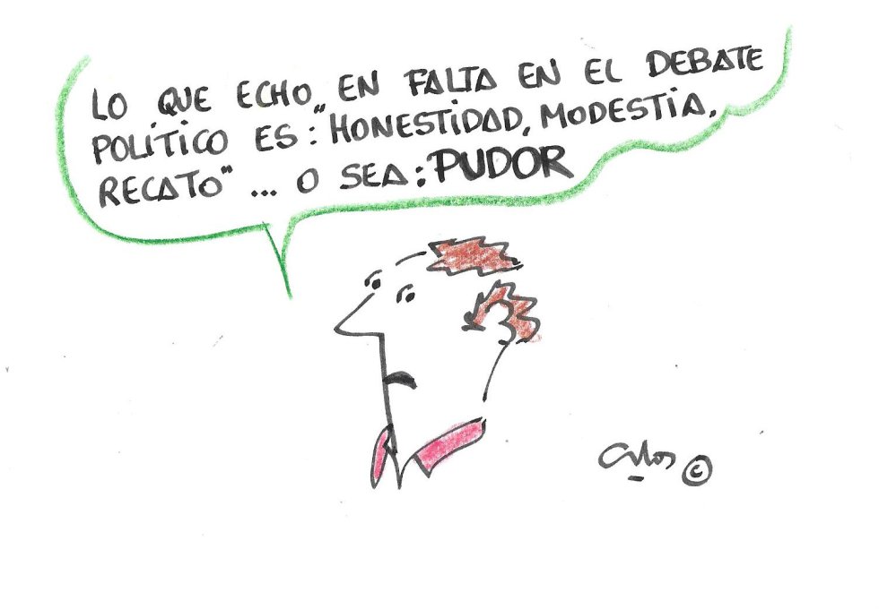 La viñeta de Villanueva, pudor. La viñeta de Villanueva, pudor.