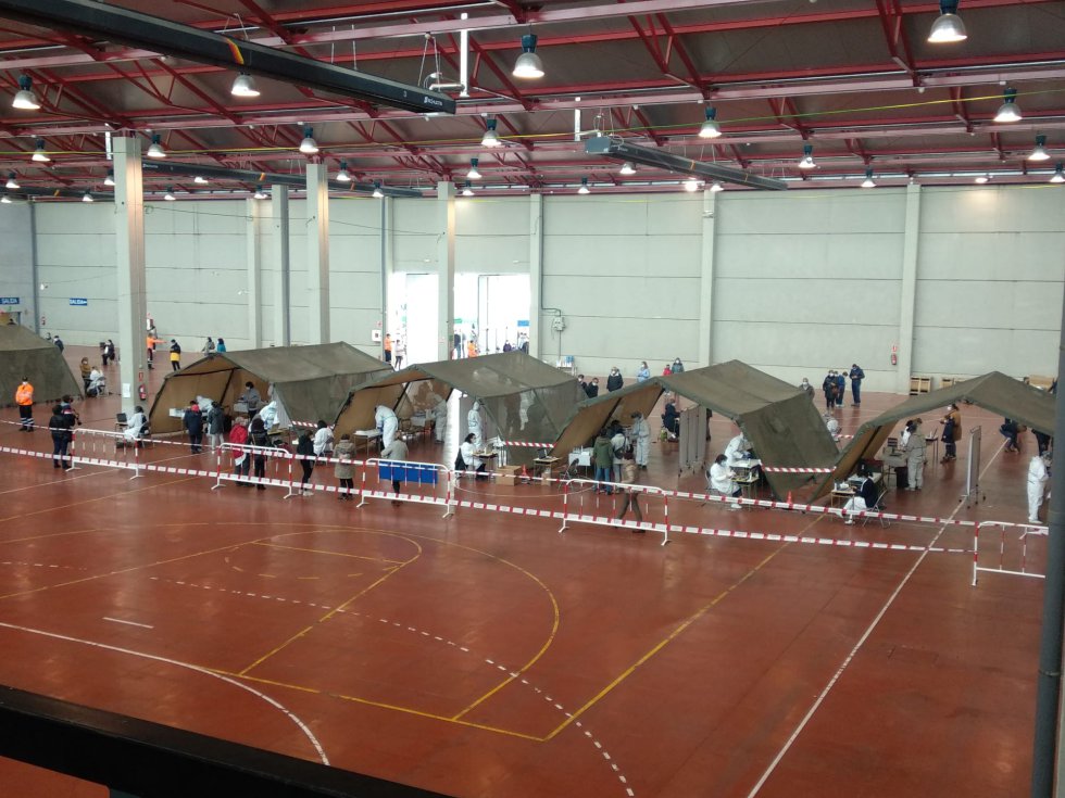 Así se está desarrollando el cribado en Aranda de Duero Así se está desarrollando el cribado en Aranda de Duero