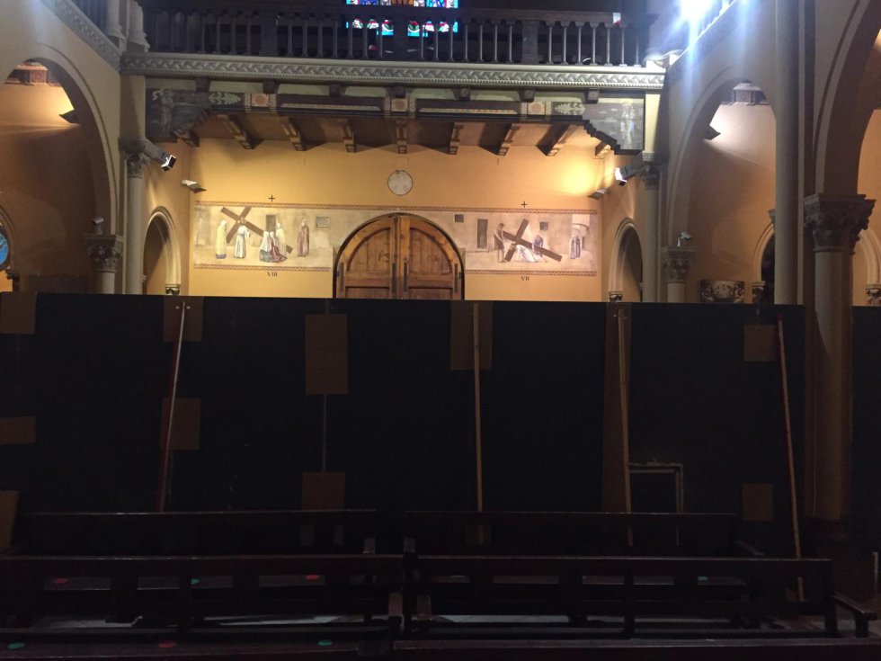 Fotogalería: El Hospital Provincial de Castelló convierte la iglesia del centro hospitalario en una sala de espera Fotogalería: El Hospital Provincial de Castelló convierte la iglesia del centro hospitalario en una sala de espera