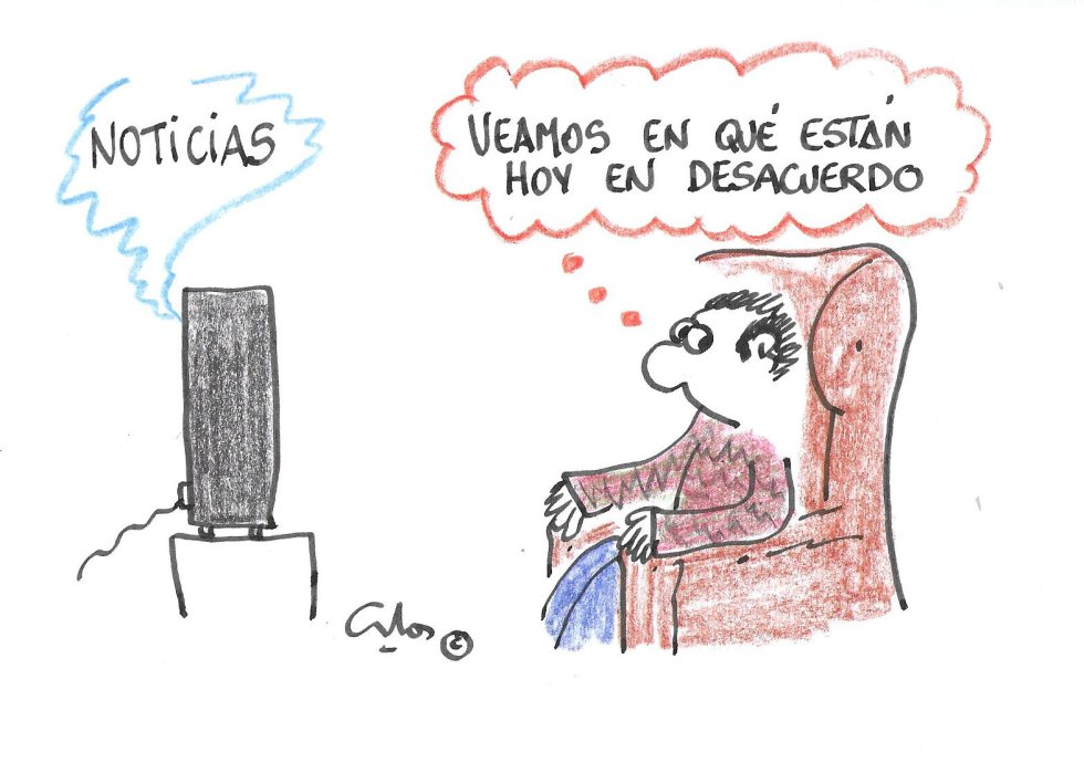 La viñeta de Villanueva, desacuerdo. La viñeta de Villanueva, desacuerdo.