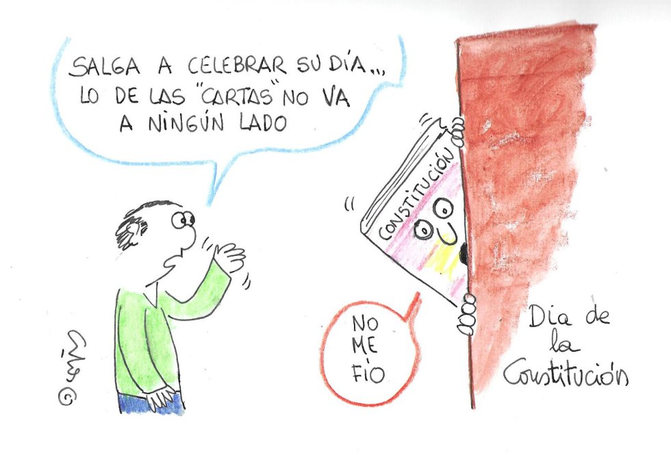 La viñeta de Villanueva, Día de la Constitución. La viñeta de Villanueva, Día de la Constitución.