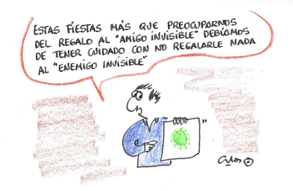 La viñeta de Villanueva, enemigo invisible. La viñeta de Villanueva, enemigo invisible.