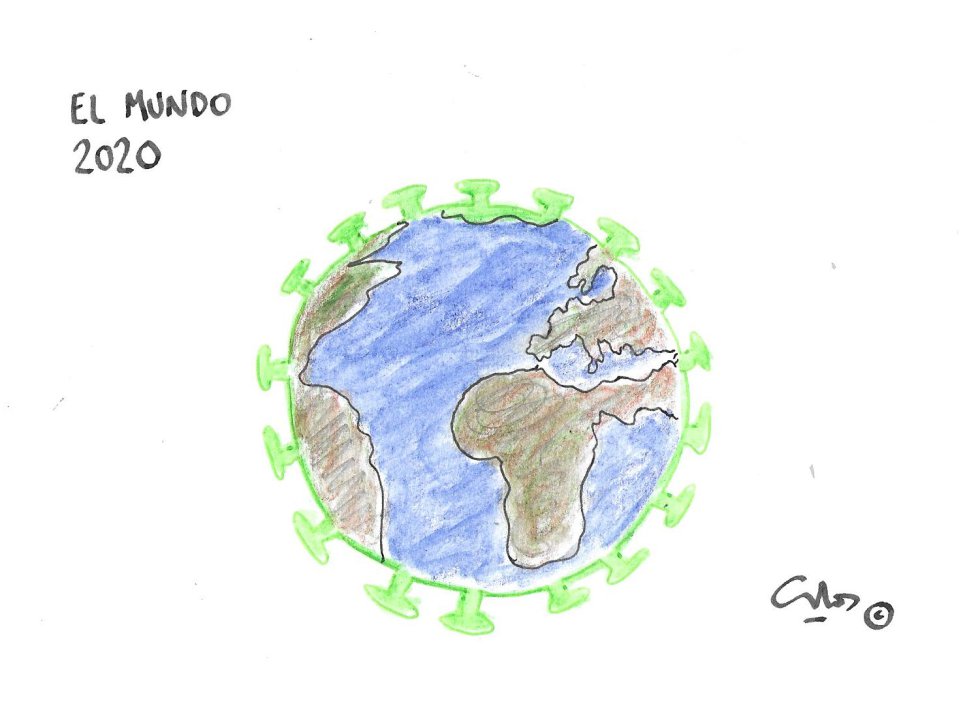 La viñeta de Villanueva, el mundo 2020 La viñeta de Villanueva, el mundo 2020