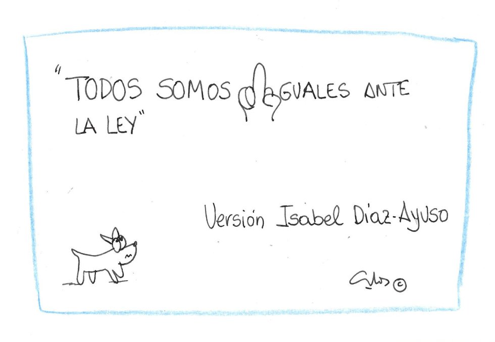 La viñeta de Villanueva, igualdad. La viñeta de Villanueva, igualdad.