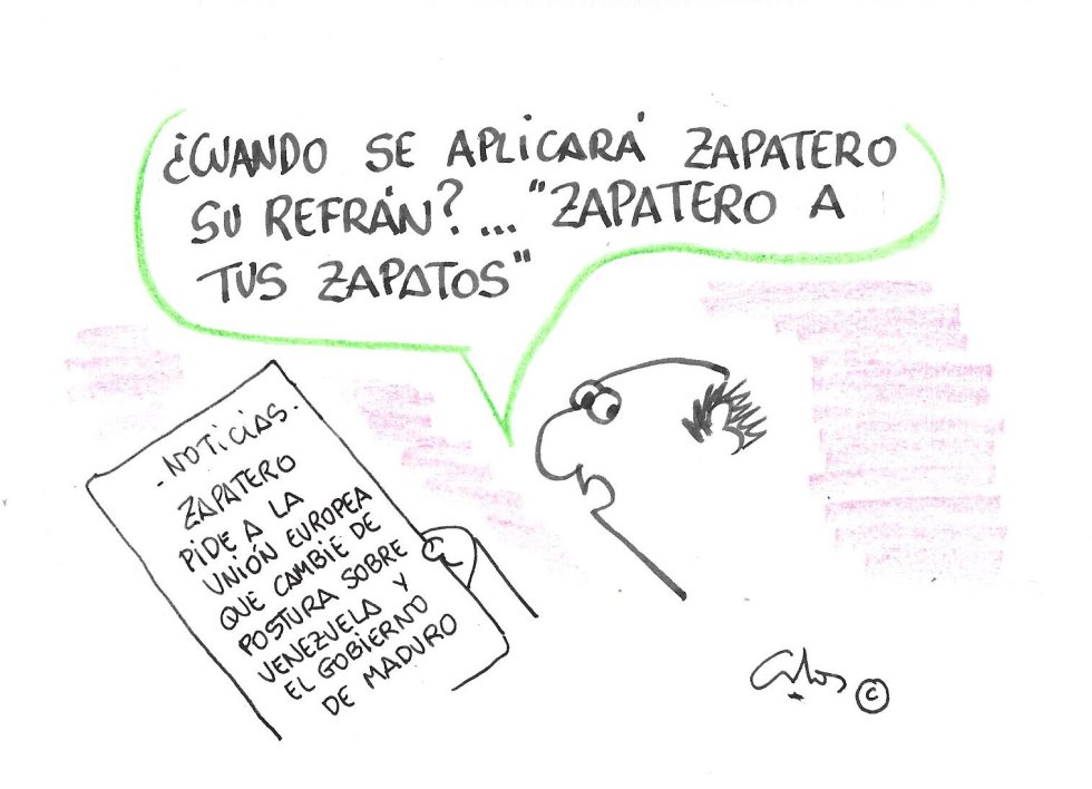 La viñeta de Villanueva, a tus zapatos. La viñeta de Villanueva, a tus zapatos.