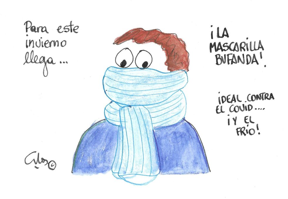 La viñeta de Villanueva, la bufanda. La viñeta de Villanueva, la bufanda.
