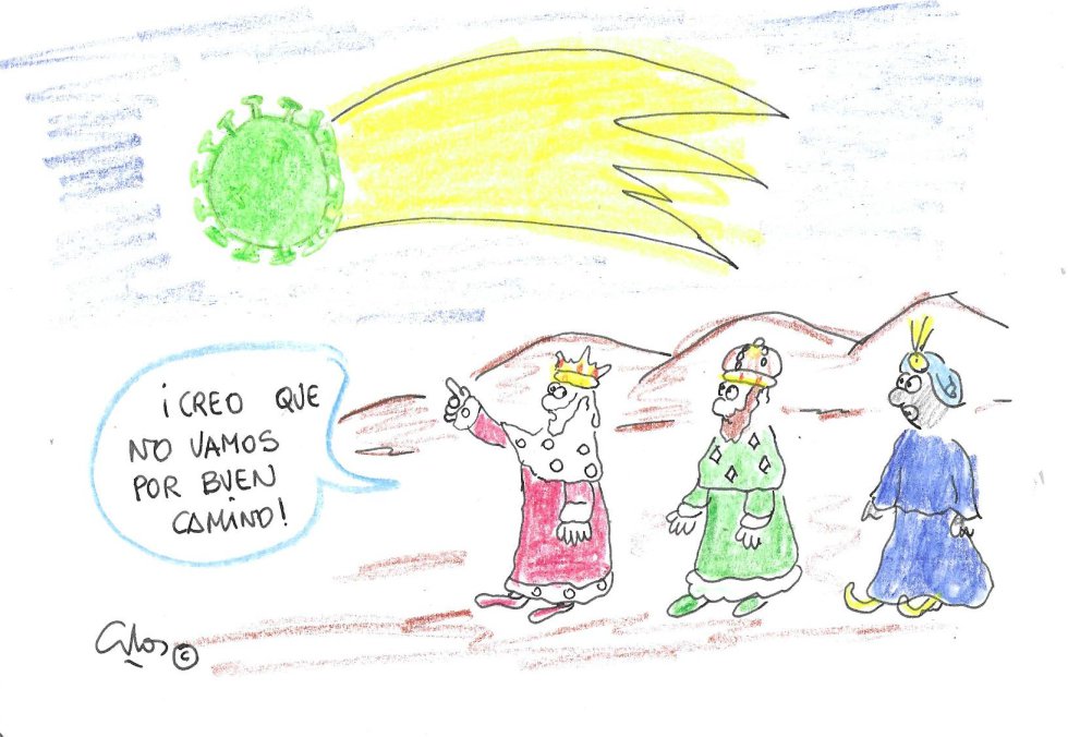 La viñeta de Villanueva, Reyes Magos La viñeta de Villanueva, Reyes Magos
