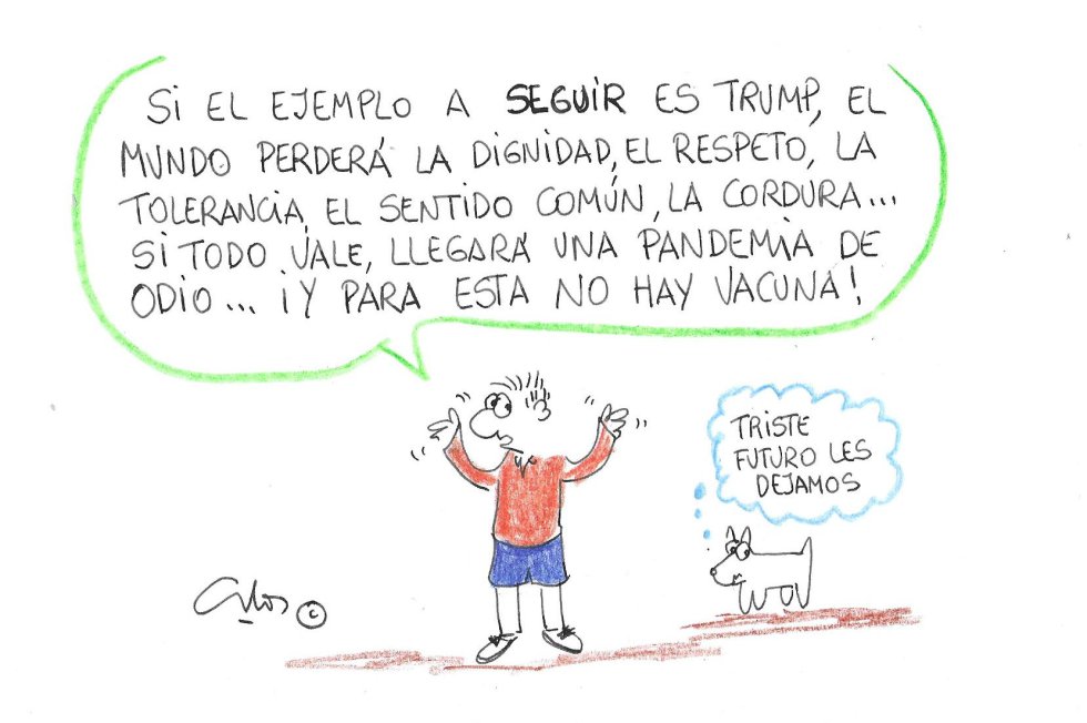La viñeta de Villanueva, vacuna odio La viñeta de Villanueva, vacuna odio