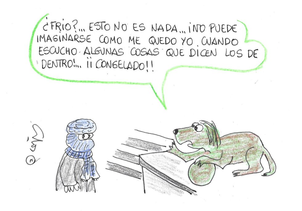 La viñeta de Villanueva, congelado La viñeta de Villanueva, congelado