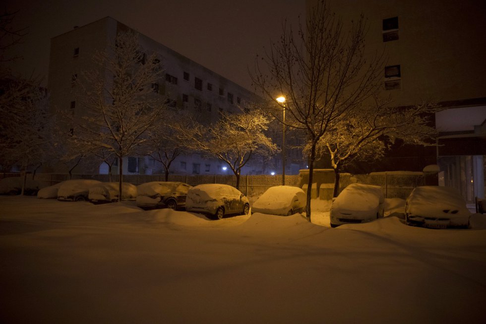 Imagenes del centro de Madrid con el temporal Filomena Imagenes del centro de Madrid con el temporal Filomena