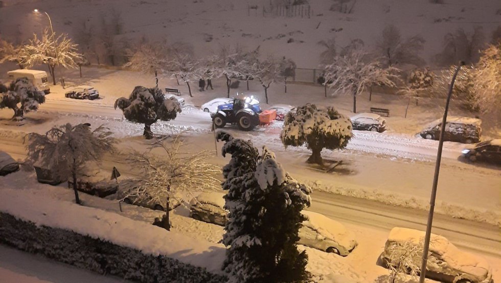Calle dde Toledo nevado Calle dde Toledo nevado