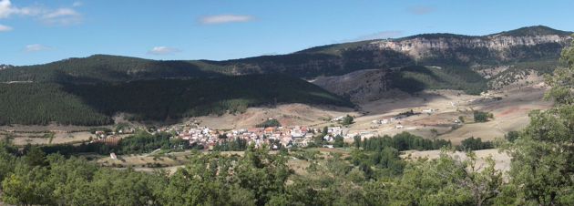 Vista panorámica de Tragacete (Cuenca).