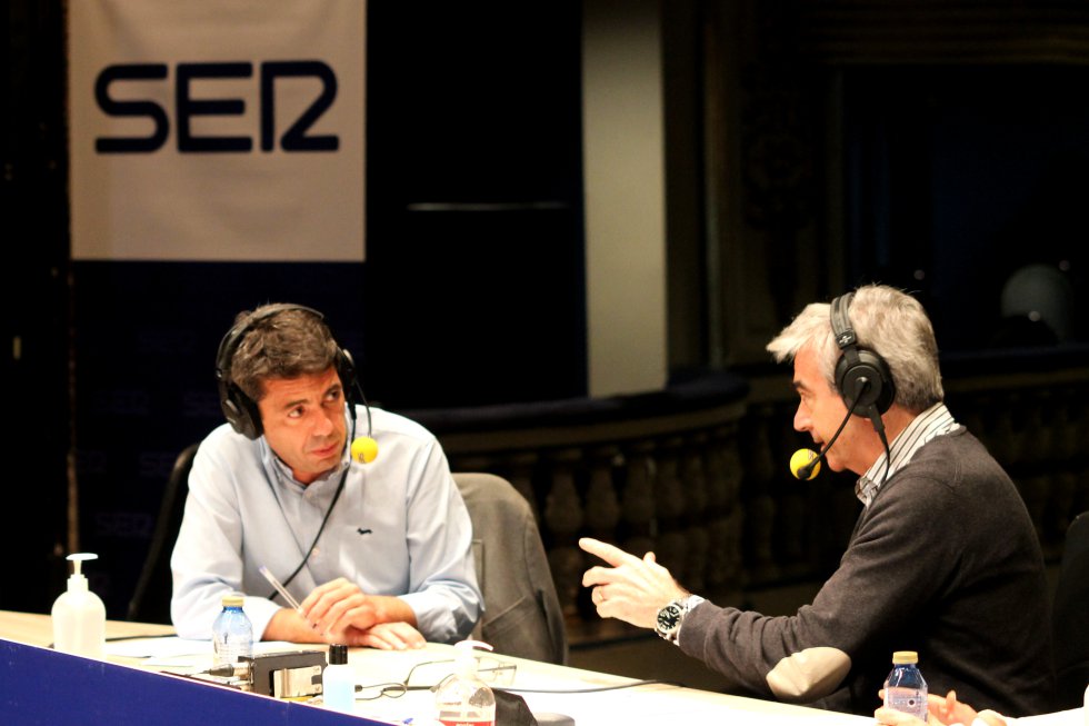 Carlos Mazón, presidente de la Diputación Provincial de Alicante, y Carles Francino Carlos Mazón, presidente de la Diputación Provincial de Alicante, y Carles Francino
