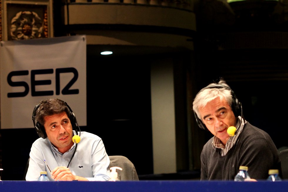 Carlos Mazón, presidente de la Diputación Provincial de Alicante, y Carles Francino Carlos Mazón, presidente de la Diputación Provincial de Alicante, y Carles Francino