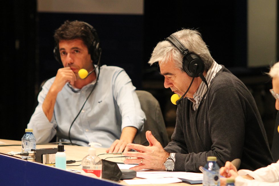 Carlos Mazón, presidente de la Diputación Provincial de Alicante, y Carles Francino Carlos Mazón, presidente de la Diputación Provincial de Alicante, y Carles Francino
