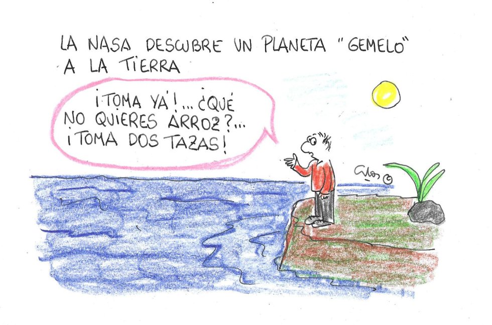 La viñeta de Villanueva, planeta gemelo La viñeta de Villanueva, planeta gemelo