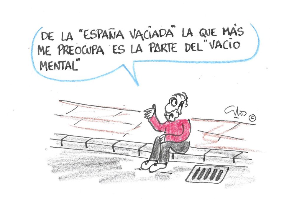 La viñeta de Villanueva, vacío mental La viñeta de Villanueva, vacío mental
