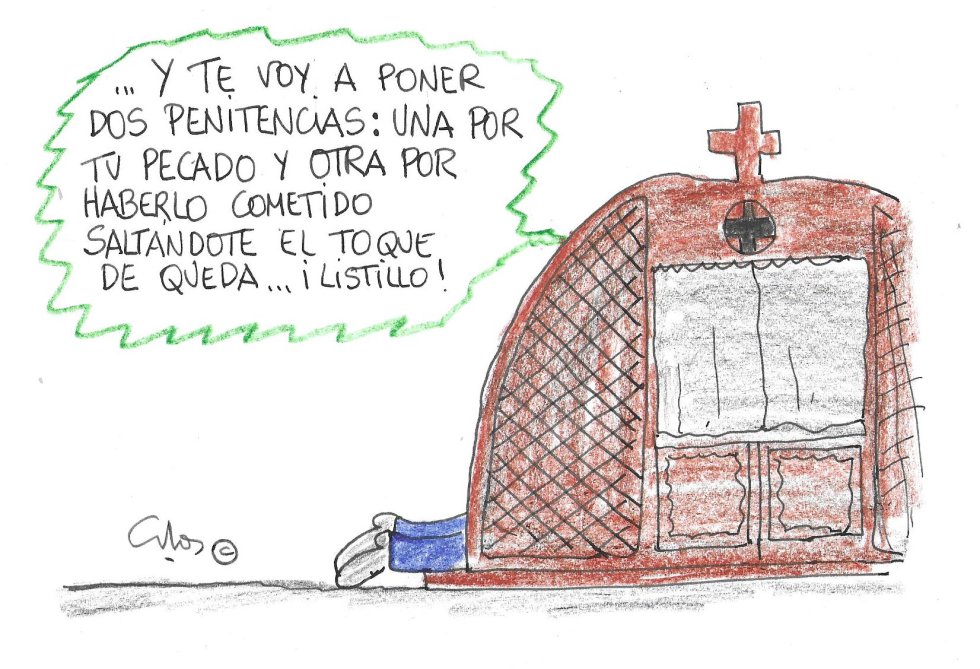 La viñeta de Villanueva, penitencia La viñeta de Villanueva, penitencia