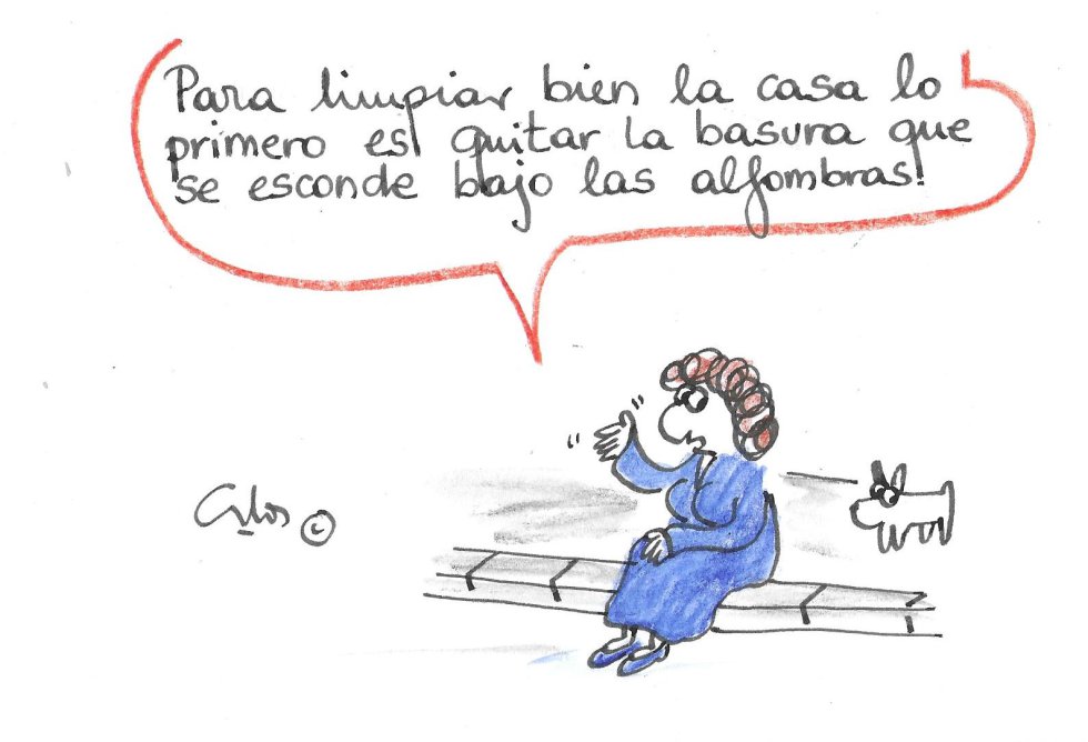 La viñeta de Villanueva, basura La viñeta de Villanueva, basura