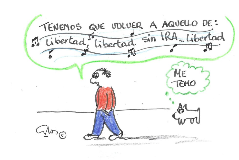 La viñeta de Villanueva, libertad sin ira La viñeta de Villanueva, libertad sin ira