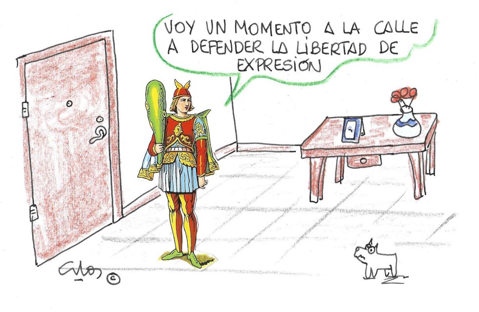 La viñeta de Villanueva, libertad de expresión La viñeta de Villanueva, libertad de expresión