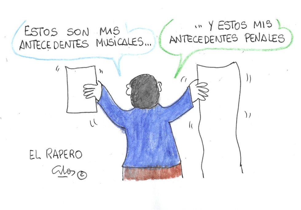 La viñeta de Villanueva, rapero La viñeta de Villanueva, rapero