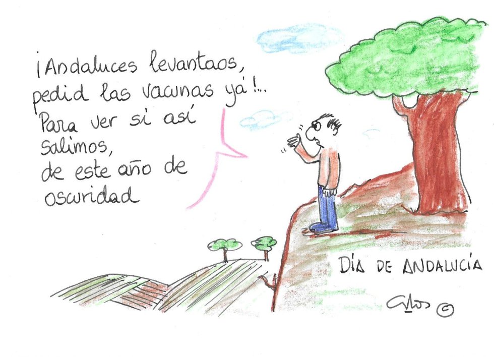 La viñeta de Villanueva, Día de Amdalucía La viñeta de Villanueva, Día de Amdalucía