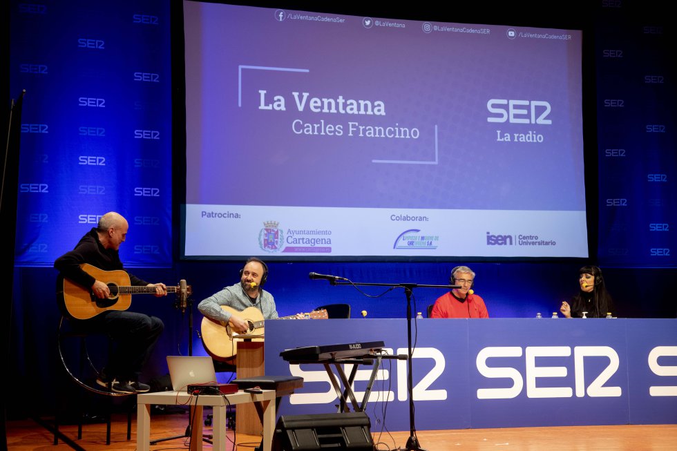 Los Marañones aportaron música en directo al programa Los Marañones aportaron música en directo al programa