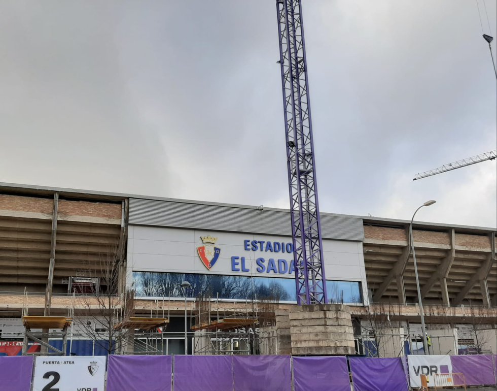 El Sadar en la recta final de la reforma El Sadar en la recta final de la reforma