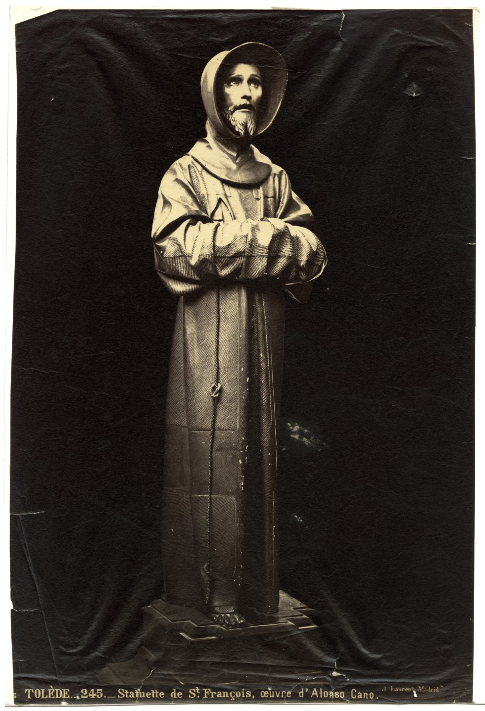 TOLÈDE._245._Statuette de St. François, oeuvre d´Alonso Cano. Museo Sorolla TOLÈDE._245._Statuette de St. François, oeuvre d´Alonso Cano. Museo Sorolla