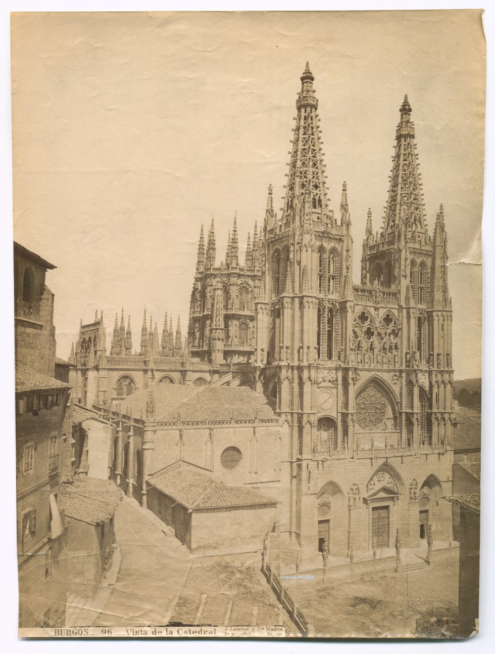 BURGOS._96._Vista de la Catedral. Museo Nacional del Teatro BURGOS._96._Vista de la Catedral. Museo Nacional del Teatro