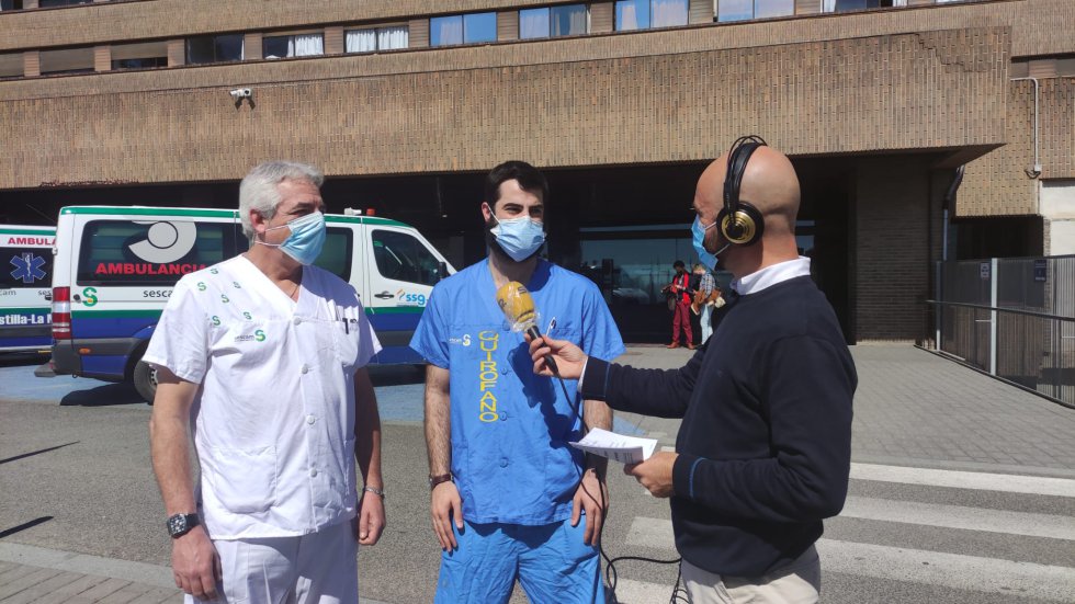 Las imágenes de 'Hoy por hoy Albacete' desde el Hospital de Albacete Las imágenes de 'Hoy por hoy Albacete' desde el Hospital de Albacete
