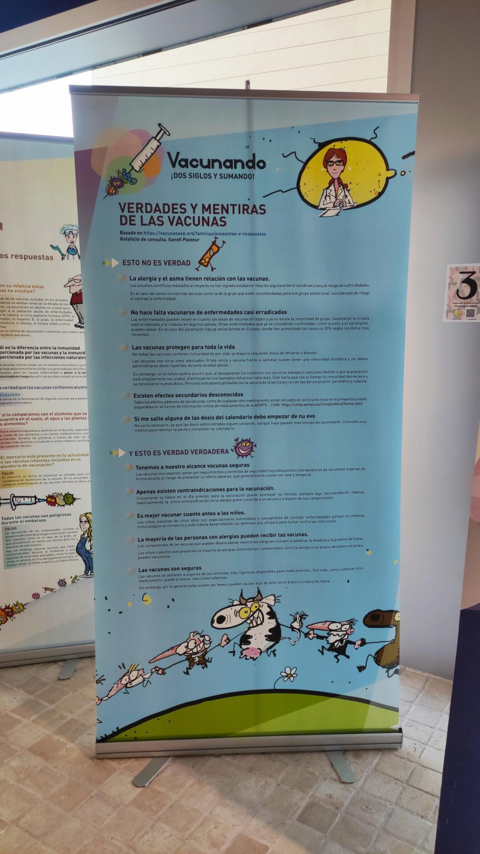 La exposición está circulando por Albacete en plena campaña de vacunación contra el coronavirus La exposición está circulando por Albacete en plena campaña de vacunación contra el coronavirus