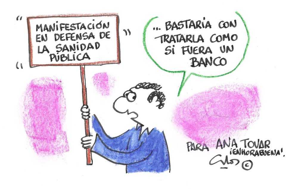 La viñeta de Villanueva, sanidad La viñeta de Villanueva, sanidad