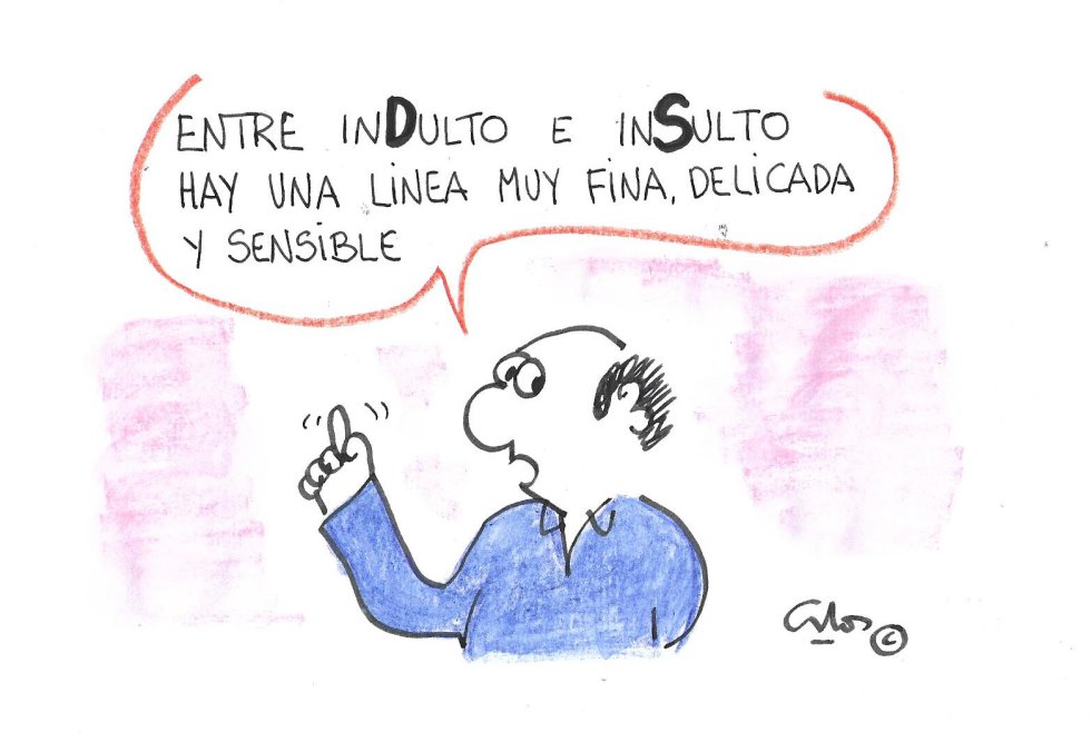 La viñeta de Villanueva, indulto La viñeta de Villanueva, indulto